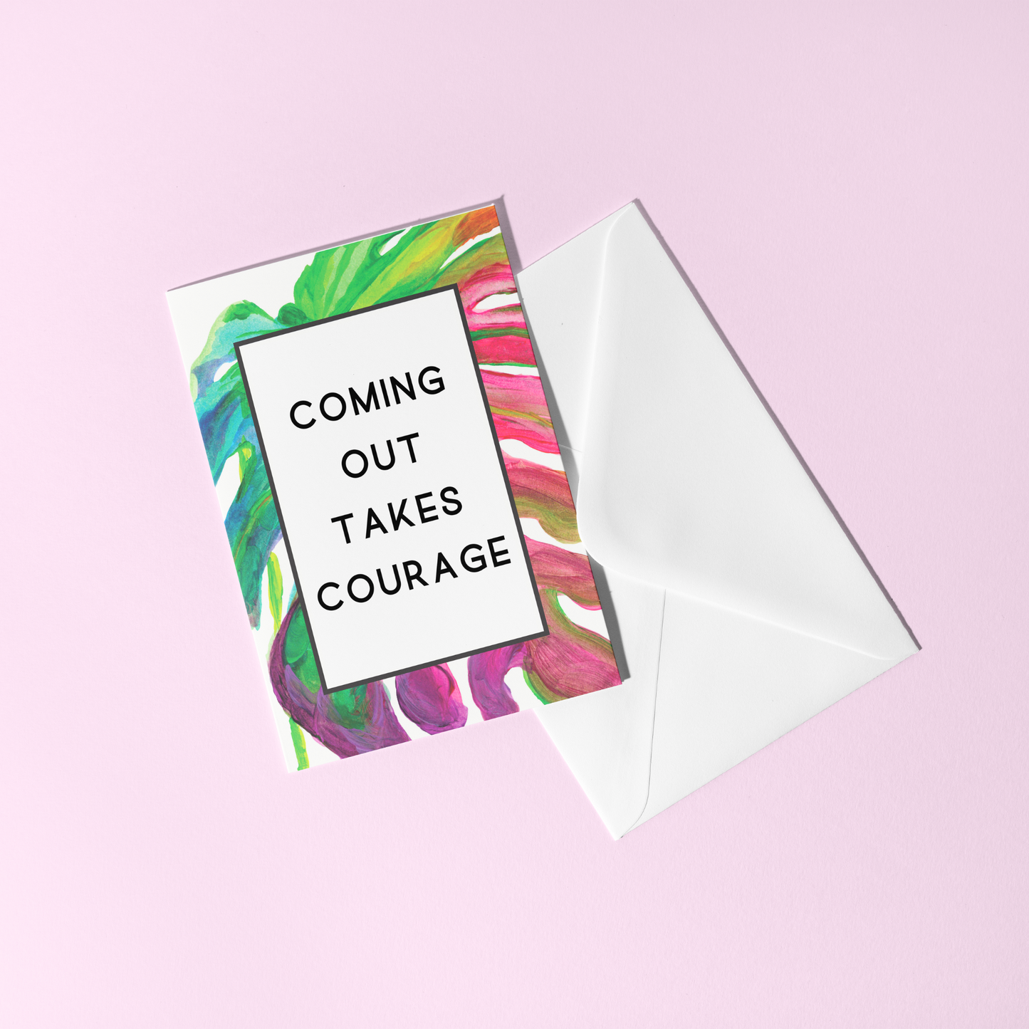 🏳️‍⚧️ LGBTQIA+ Coming Out Celebration Card