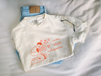 🌼 Inner Child Whisperer Therapist & Mental Health Worker Tee