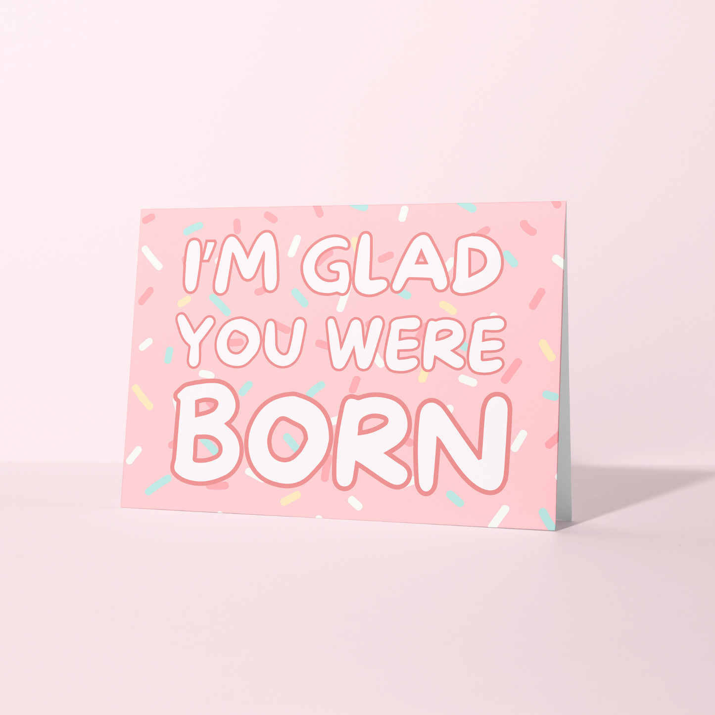 SWEET BIRTHDAY SPRINKLE ART Birthday Greeting Card