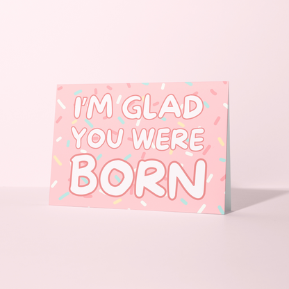 SWEET BIRTHDAY SPRINKLE ART Birthday Greeting Card
