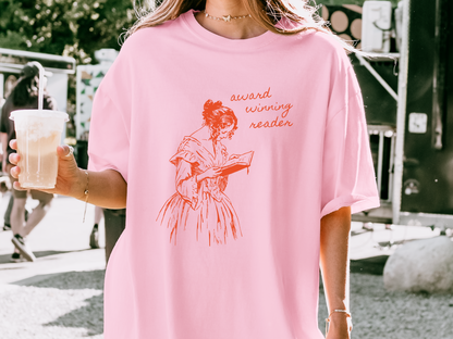 📖 Award Winning Reader Book Lover Tee