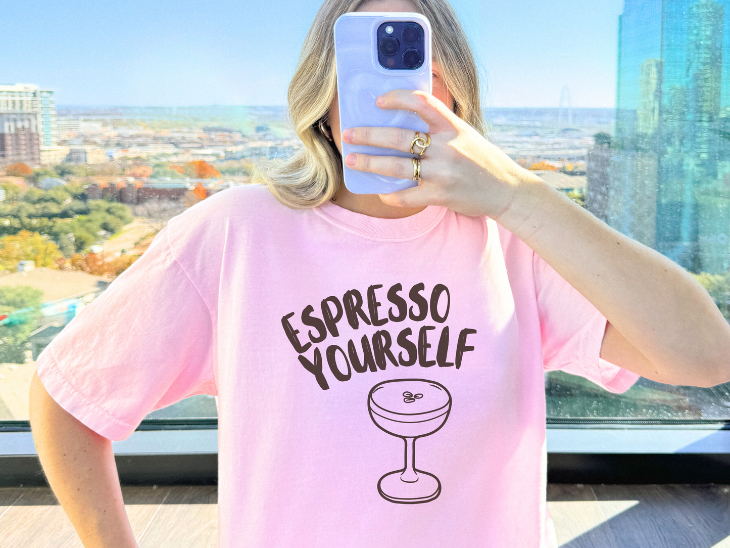🍸 Espresso Martini Coffee Lover Pun Tee