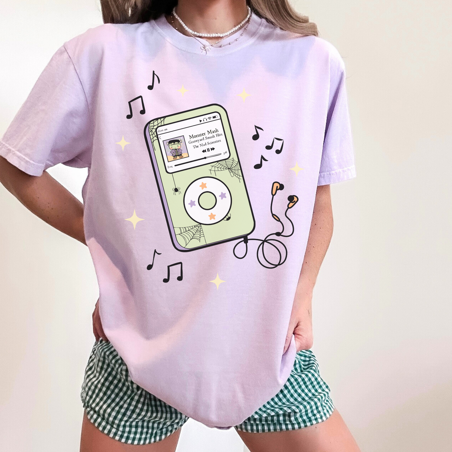 MONSTER MASH IPOD Nostalgic Halloween Tee