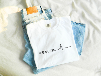 ❤️‍🩹 Healer Heart Rate Medical & Healthcare Worker Tee