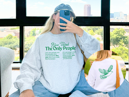 🌳 Colors of the Wind Sweatshirt – Dove Art & Inspirational Quote Graphic Tee