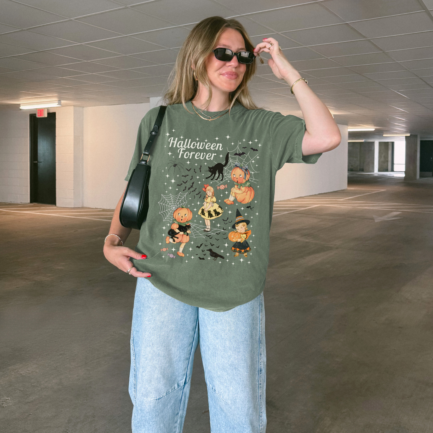 HALLOWEEN FOREVER VINTAGE Spooky Fall Tee
