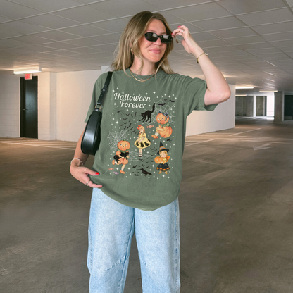HALLOWEEN FOREVER VINTAGE Spooky Fall Tee