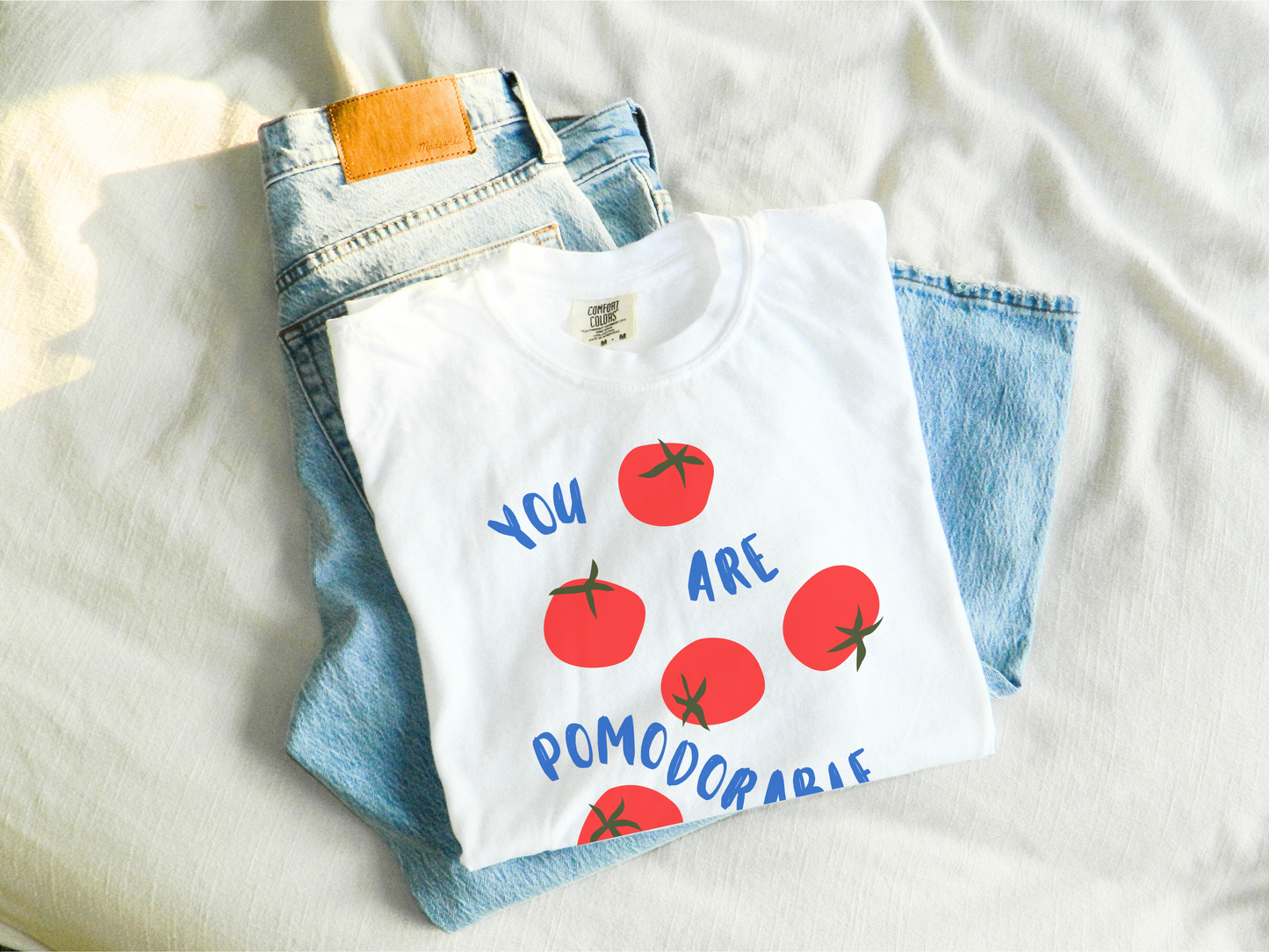 🍅 Pomodorable Tomato Veggie Pun Tee
