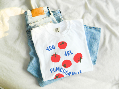 🍅 Pomodorable Tomato Veggie Pun Tee