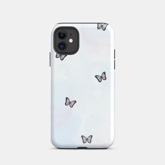 TRANS PRIDE BUTTERFLY Tough Case for iPhone