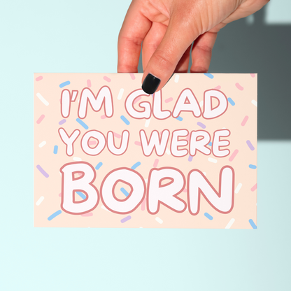 SWEET BIRTHDAY SPRINKLE ART Birthday Greeting Card