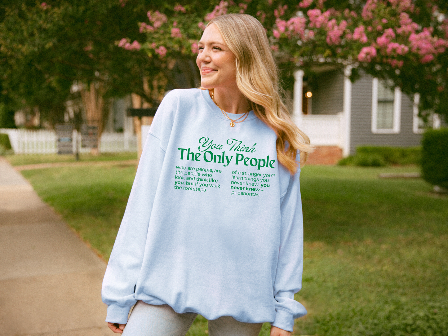 🌳 Colors of the Wind Sweatshirt – Dove Art & Inspirational Quote Graphic Tee