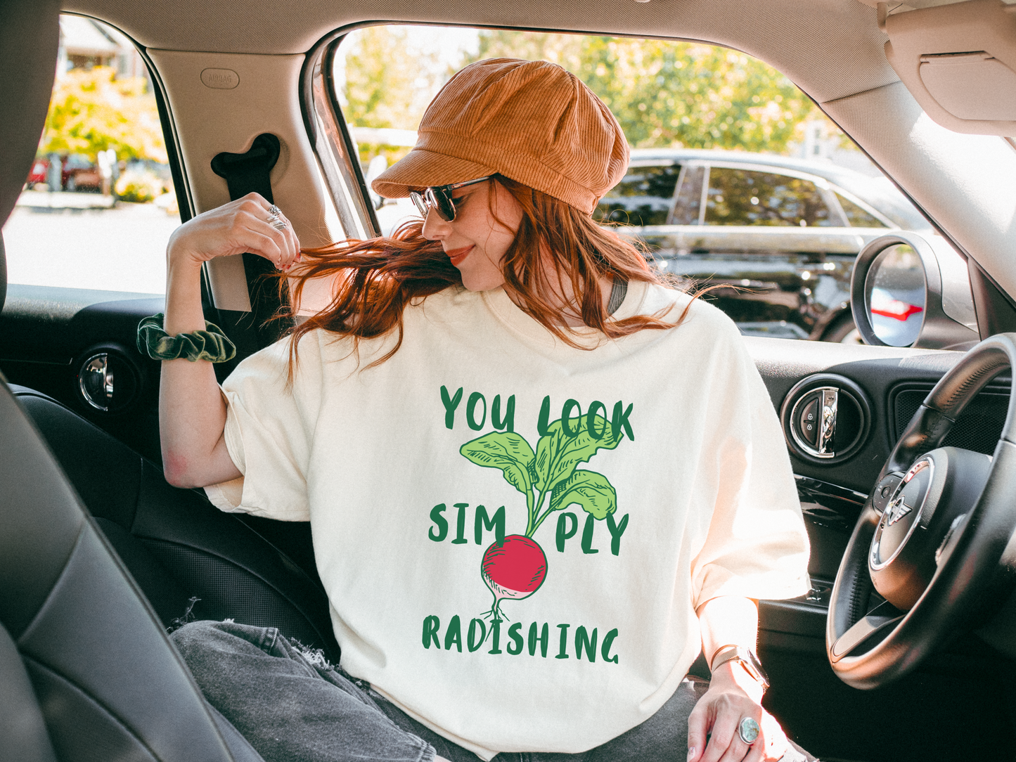🌱 Radish Pun Veggie Art Tee