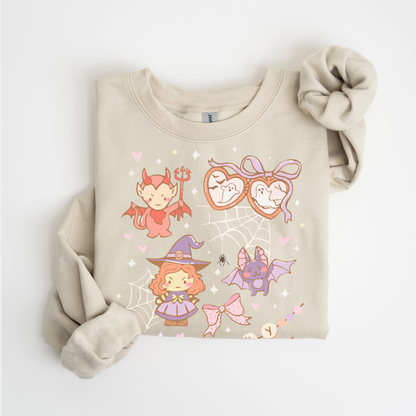SPOOKY VIBES CUTE Pastel Halloween Sweatshirt