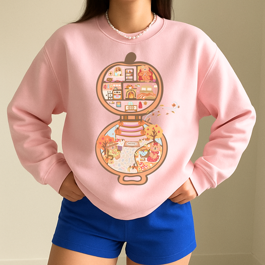 POCKET-SIZED COZY Fall Pumpkin Nostalgic Sweatshirt