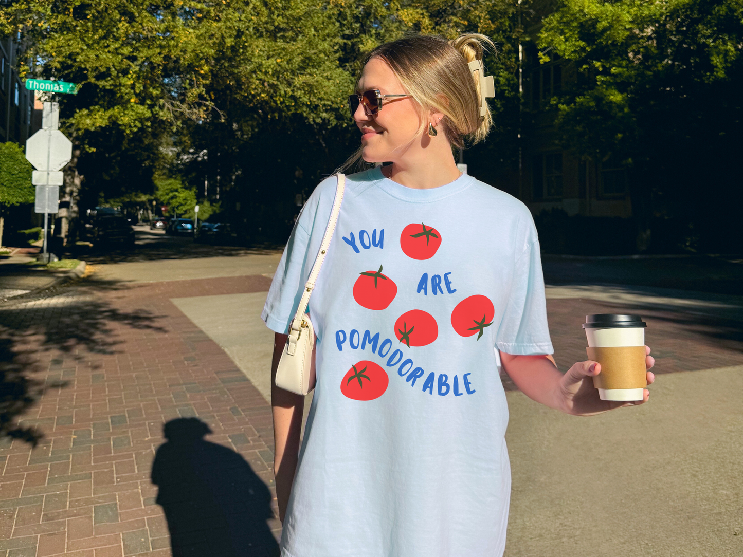 🍅 Pomodorable Tomato Veggie Pun Tee