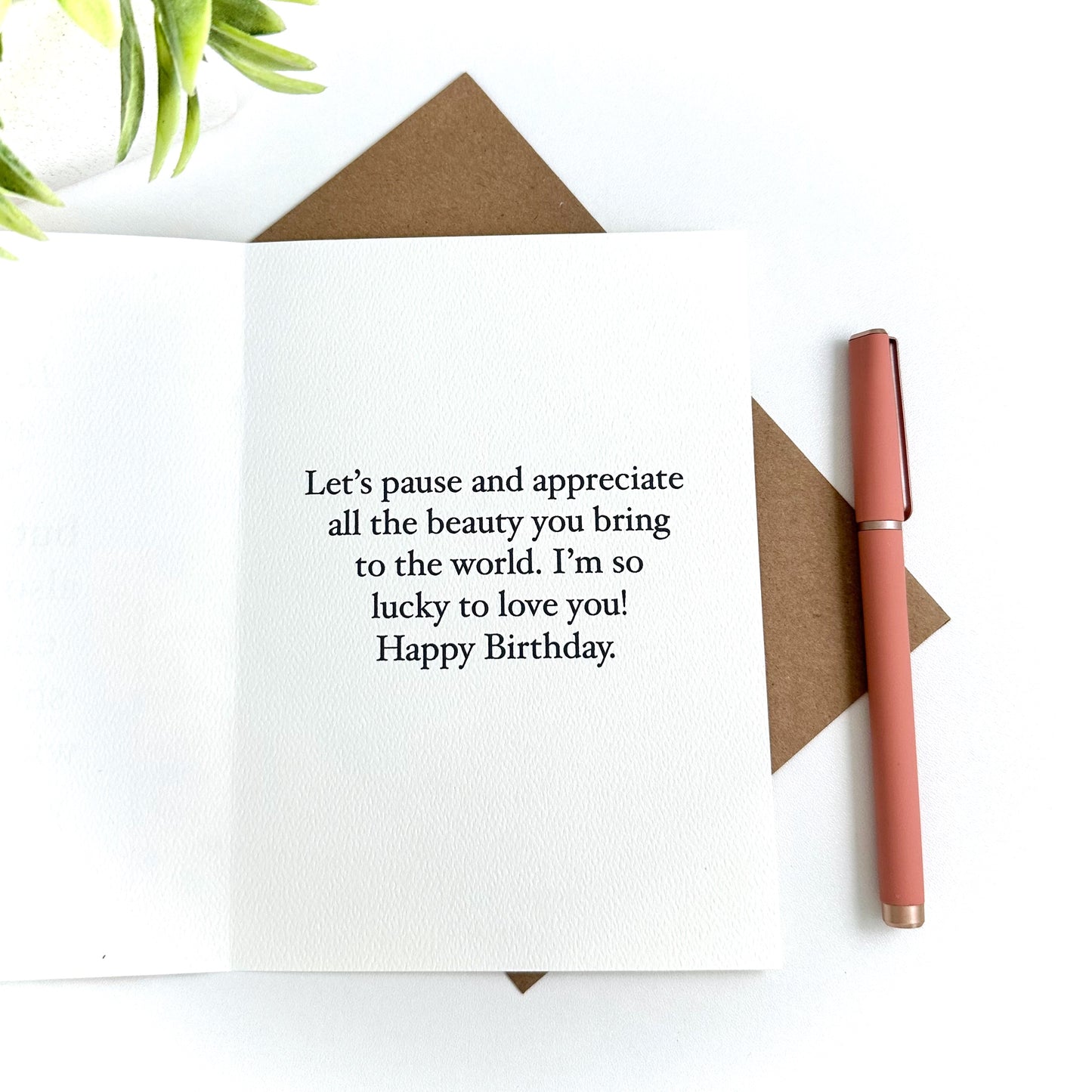 Happy Birthday for Him or Her Romantic Greeting Card