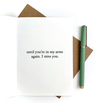 Miss You Countdown Greeting Card