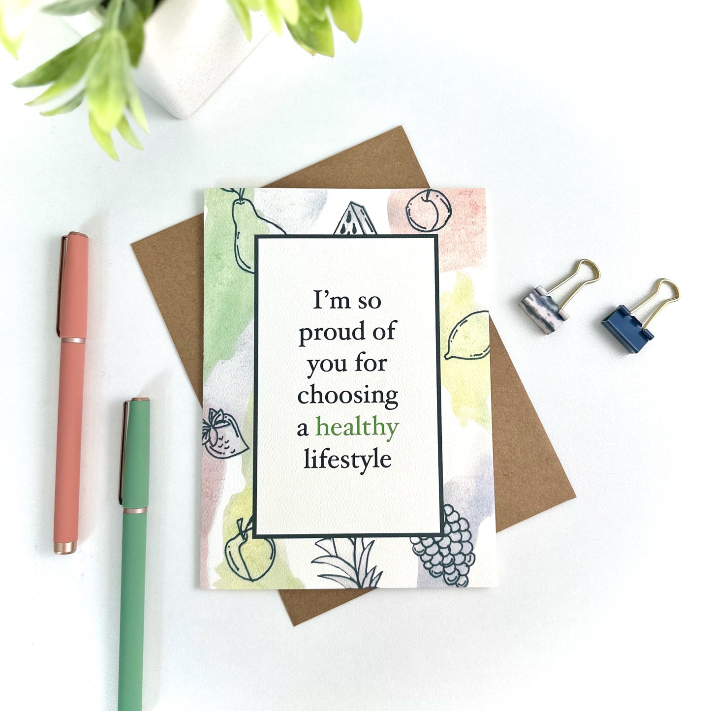Proud of You Congrats and Encouragement Greeting Card