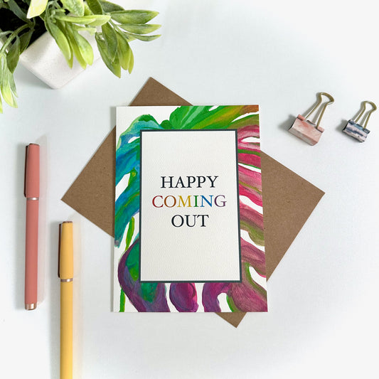 Happy Coming Out LGBTQ Congrats Greeting Card