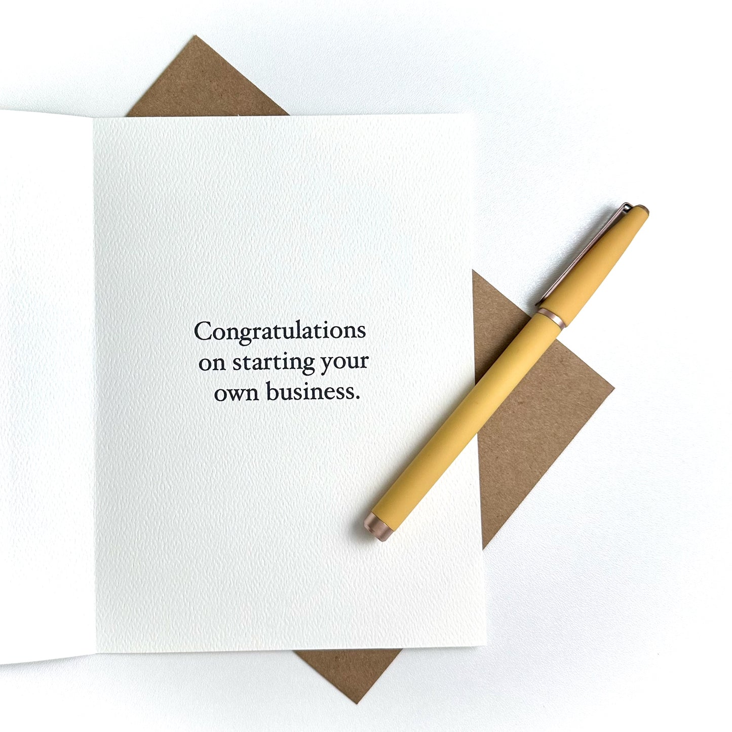 New Small Business Congrats Greeting Card