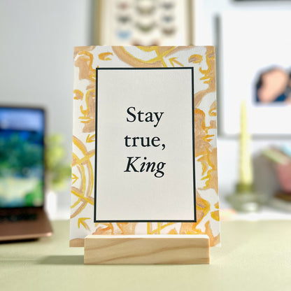 Black Kings Friendship Greeting Card