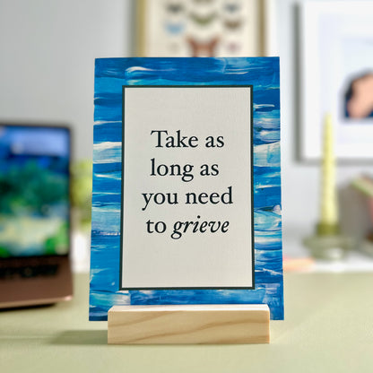Grief Sympathy and Support Greeting Card