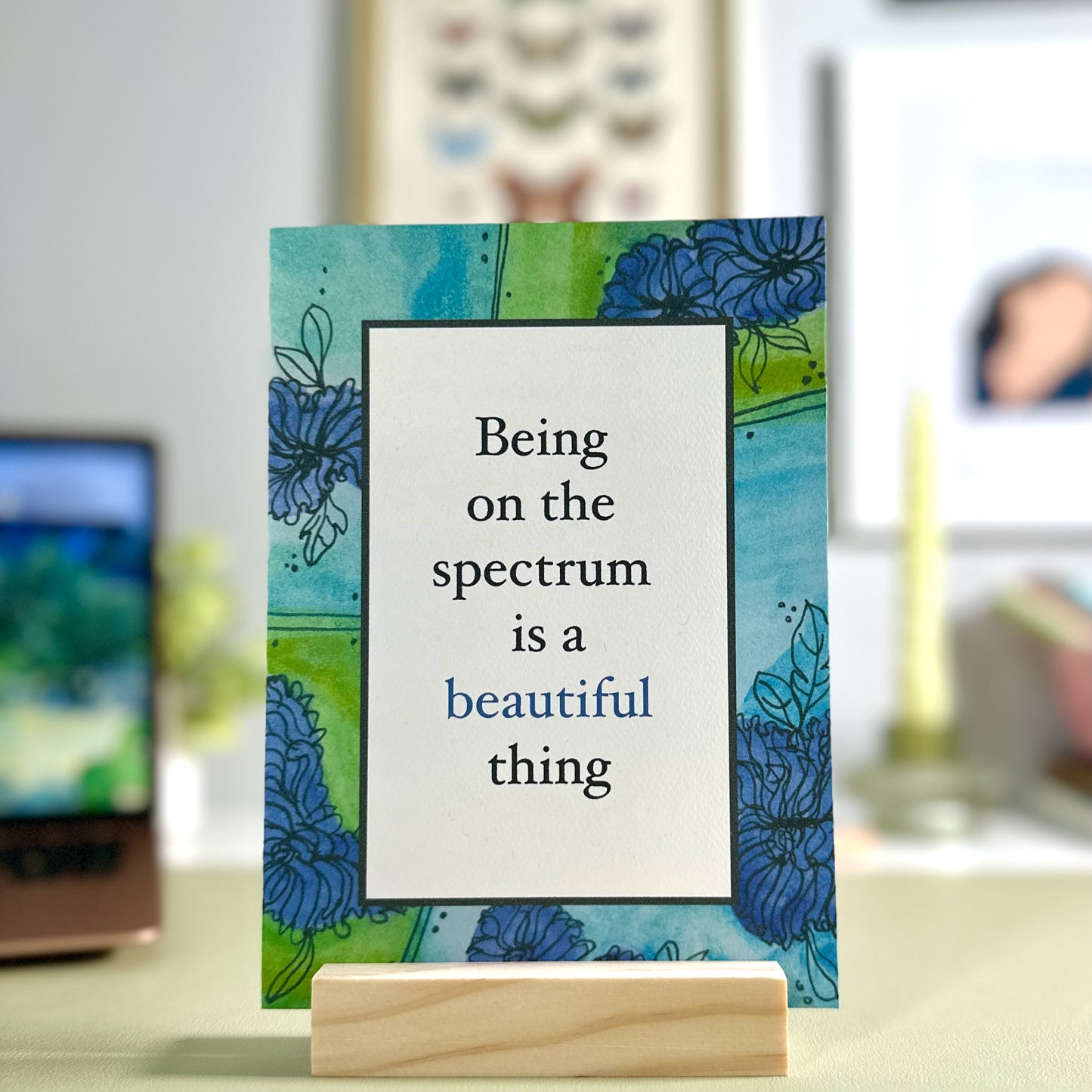 Autism Spectrum Disorder Support Greeting Card