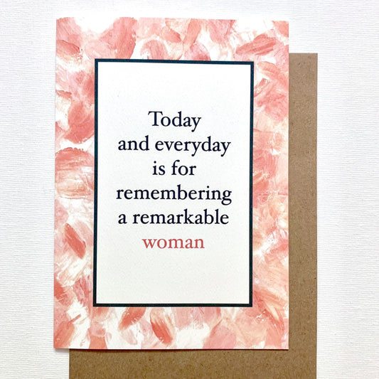 Remembering Mom Mother's Day Sympathy Card