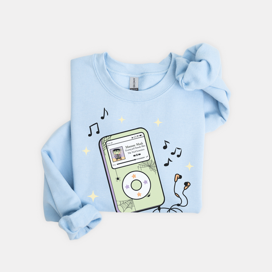 MONSTER MASH IPOD Halloween Sweatshirt
