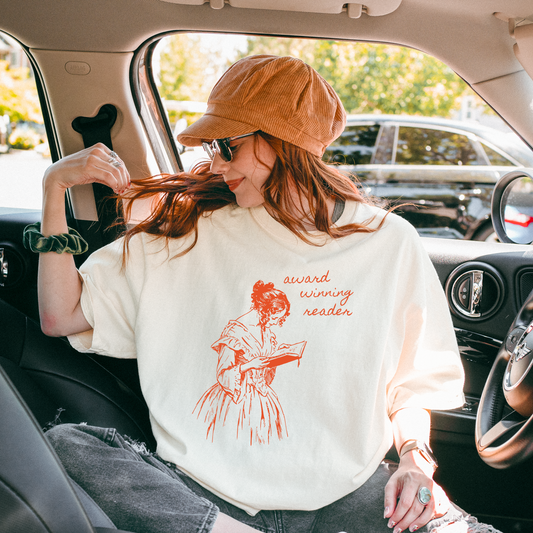📖 Award Winning Reader Book Lover Tee
