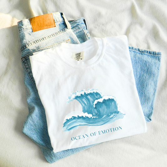 🌊 Ocean of Emotion Mental Health Tee
