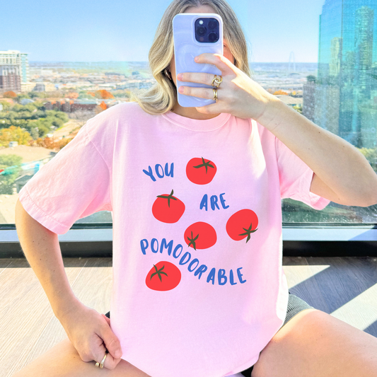 🍅 Pomodorable Tomato Veggie Pun Tee