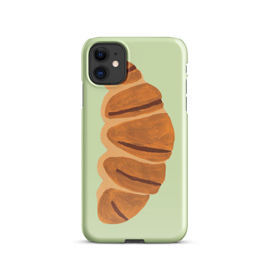 Painted Croissant iPhone Snap Case