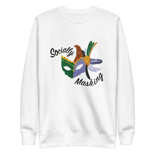 Socially Masking Painted Sweatshirt